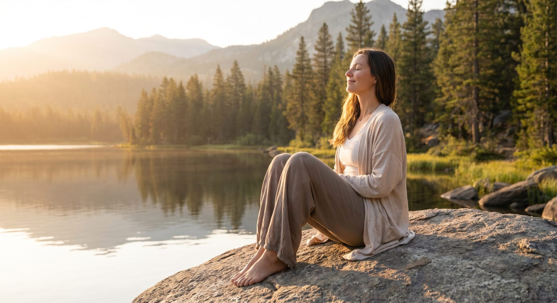 Woman finding emotional balance through BPD treatment at IKANN Wellness South Florida