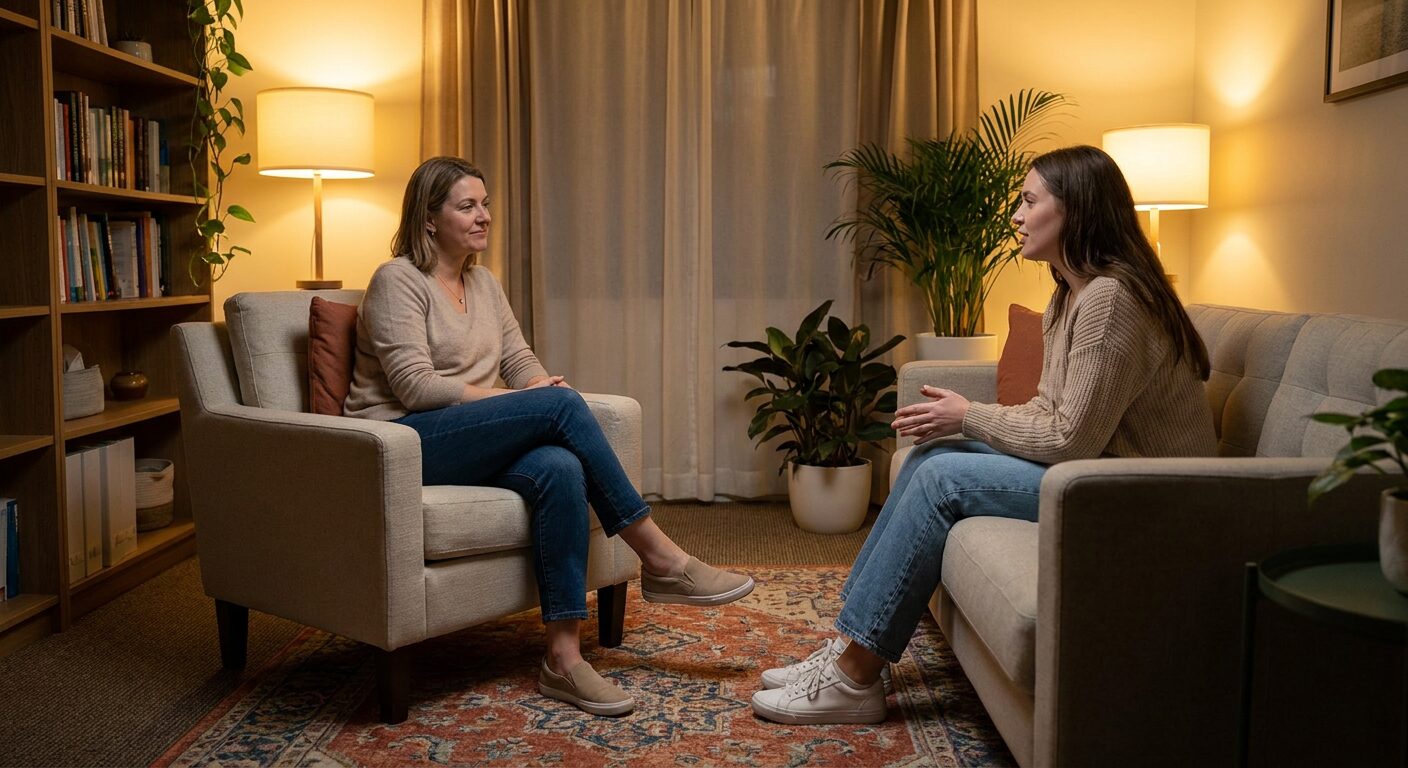 Women's eating disorder IOP group session at IKANN Wellness