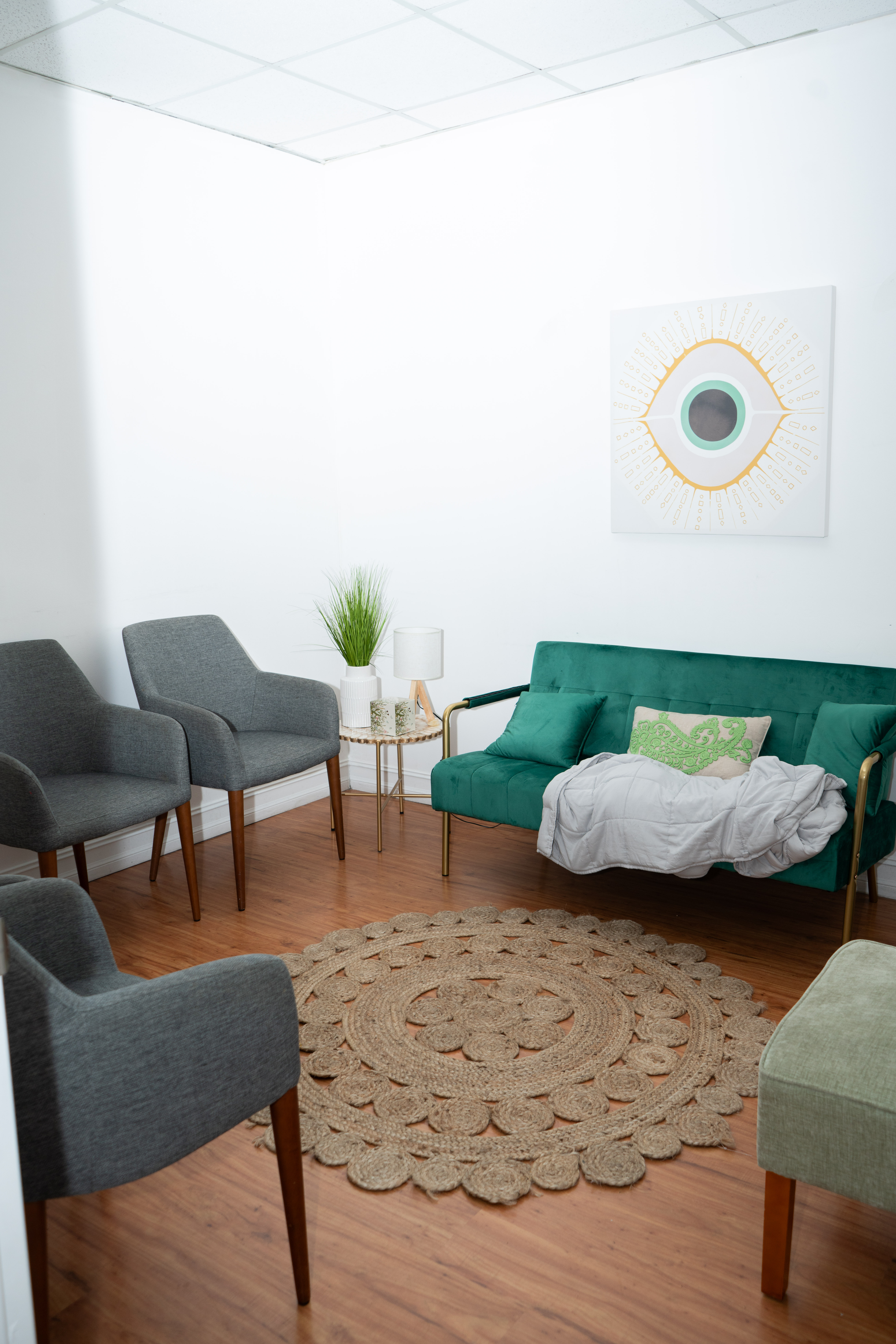 IKANN Wellness office interior - healing environment